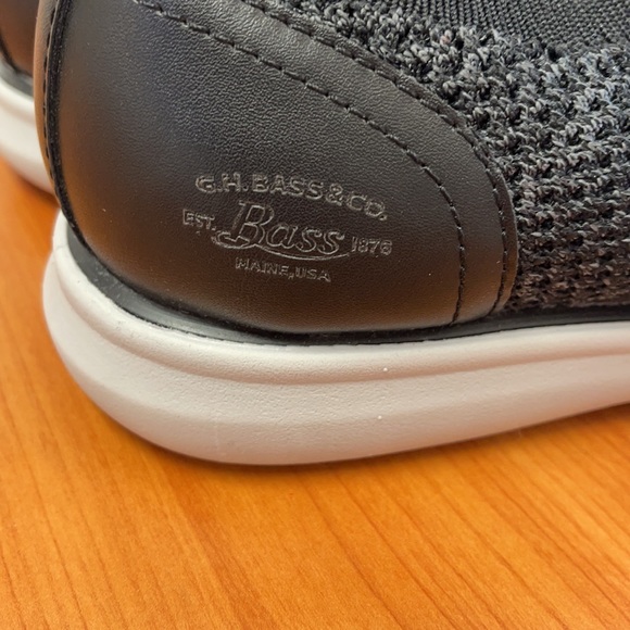 Brand new. Mens Black/Charcoal GH Bass Conner 2Tone knit Casual Shoe size 10. - Picture 5 of 7